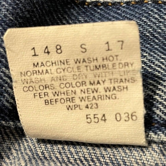 Vintage Levi’s Women White Label & Tag Jeans Size 34 x 27 MADE IN USA 80… - Picture 9 of 11